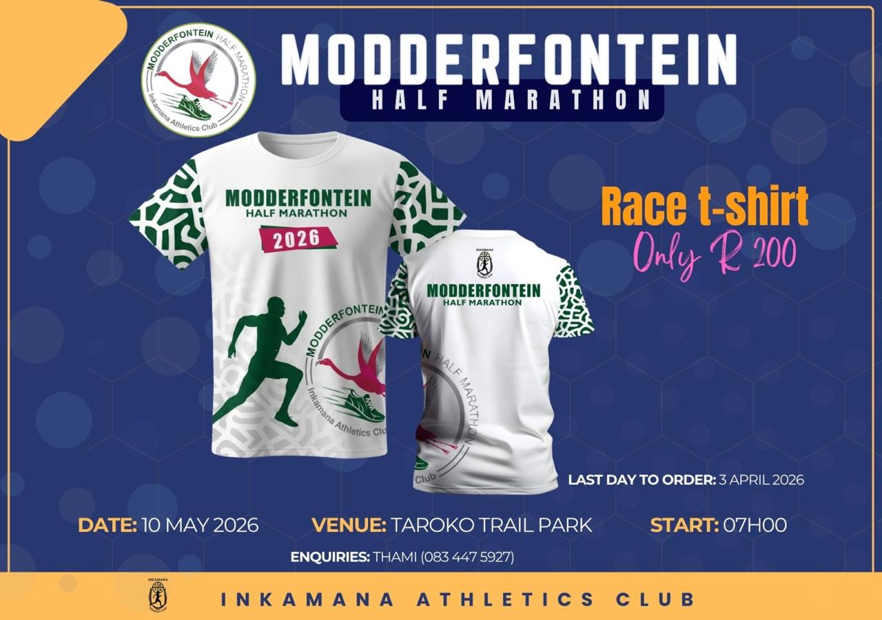 Modderfontein Half Marathon - 10 May 2026